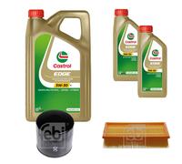 FEBI BILSTEIN Controllo Set 7L CASTROL EDGE 5W-30 Per Nissan NP300 Navara