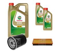 FEBI BILSTEIN Controllo Set 7L CASTROL EDGE 5W-30 Per Nissan Terrano II