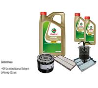 FEBI BILSTEIN Controllo Set 7L CASTROL EDGE 5W-30 Per Subaru Forester SG