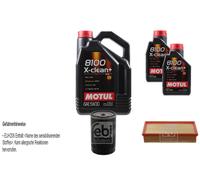 Febi BILSTEIN Controllo Set 7L di Motul 8100 x-Pulire+5W30 per VW Transporter