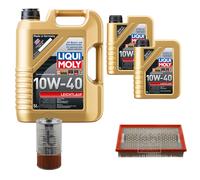 FEBI BILSTEIN Controllo Set 7L LIQUI MOLY 10W-40 Leichtlauf Per Mercedes 190