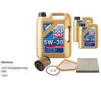 FEBI BILSTEIN Controllo Set 7L Liqui Moly 5W30 LONG LIFE 3 Per BMW 3 Gran