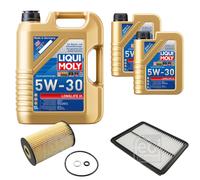FEBI BILSTEIN Controllo Set 7L Liqui Moly 5W30 LONG LIFE 3 Per KIA Sorento I