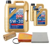 FEBI BILSTEIN Controllo Set 7L Liqui Moly 5W30 LONGLIFE3 Per Audi A1 8X1