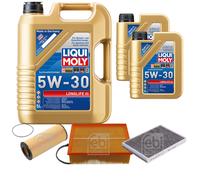 FEBI BILSTEIN Controllo Set 7L Liqui Moly 5W30 LONGLIFE3 Per Audi A4