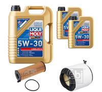 FEBI BILSTEIN Controllo set 7L Liqui Moly 5W30 Longlife3 per Audi A4 Avant