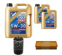 FEBI BILSTEIN Controllo Set 7L Liqui Moly 5W30 Longlife3 Per Audi A4 Avant