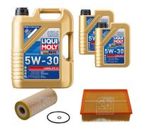 FEBI BILSTEIN Controllo Set 7L Liqui Moly 5W30 Longlife3 Per Audi A4 Avant