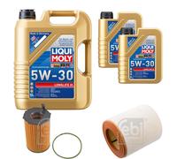 FEBI BILSTEIN Controllo Set 7L Liqui Moly 5W30 Longlife3 Per Audi A6 Avant