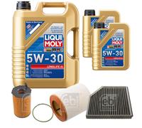 FEBI BILSTEIN Controllo Set 7L Liqui Moly 5W30 Longlife3 Per Audi A6 Avant