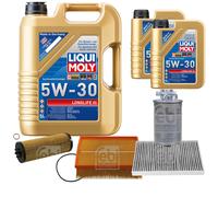 FEBI BILSTEIN Controllo Set 7L Liqui Moly 5W30 Longlife3 Per Audi A6 Avant