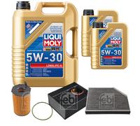 Febi BILSTEIN Controllo Set 7L Liqui Moly 5W30 Longlife3 per Porsche Macan