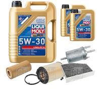 FEBI BILSTEIN Controllo set 7L Liqui Moly 5W30 Longlife3 per VW EOS 1F7 1F8