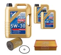 FEBI BILSTEIN Controllo Set 7L Liqui Moly 5W30 Longlife3 Per VW Passat