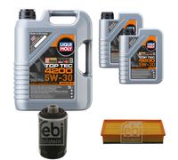 Febi BILSTEIN Controllo Set 7L Liqui Moly Top Tec 4200 5W-30 per ' Aria Audi