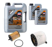 FEBI BILSTEIN Controllo set 7L Liqui Moly Top Tec 4200 5W-30 per Audi A4