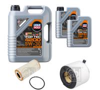 FEBI BILSTEIN Controllo set 7L Liqui Moly Top Tec 4200 5W-30 per Audi A4