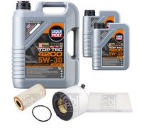 FEBI BILSTEIN Controllo Set 7L Liqui Moly Top Tec 4200 5W-30 Per Audi A4