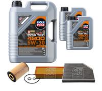 FEBI BILSTEIN Controllo Set 7L Liqui Moly Top Tec 4200 5W-30 Per Audi A4