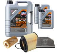 FEBI BILSTEIN Controllo set 7L Liqui Moly Top Tec 4200 5W-30 per Audi A5