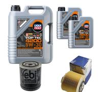 FEBI BILSTEIN Controllo Set 7L Liqui Moly Top Tec 4200 5W-30 Per Audi A6