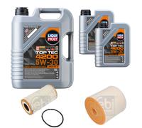 FEBI BILSTEIN Controllo set 7L Liqui Moly Top Tec 4200 5W-30 per Audi A6