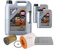 FEBI BILSTEIN Controllo Set 7L Liqui Moly Top Tec 4200 5W-30 Per Audi A6 4A2