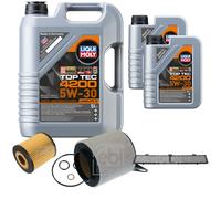FEBI BILSTEIN Controllo Set 7L Liqui Moly Top Tec 4200 5W-30 Per BMW 1Er E81
