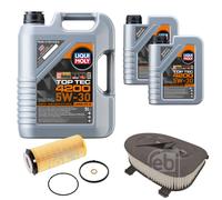 FEBI BILSTEIN Controllo Set 7L Liqui Moly Top Tec 4200 5W-30 Per BMW X5 E70