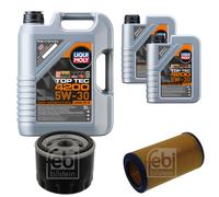 FEBI BILSTEIN Controllo set 7L Liqui Moly Top Tec 4200 5W-30 per Fiat Bravo