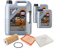 FEBI BILSTEIN Controllo set 7L Liqui Moly Top Tec 4200 5W-30 per Nissan