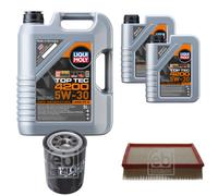 FEBI BILSTEIN Controllo set 7L Liqui Moly Top Tec 4200 5W-30 per Opel