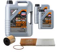 FEBI BILSTEIN Controllo Set 7L Liqui Moly Top Tec 4200 5W-30 Per Peugeot