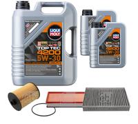 FEBI BILSTEIN Controllo set 7L Liqui Moly Top Tec 4200 5W-30 per Porsche