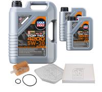 FEBI BILSTEIN Controllo set 7L Liqui Moly Top Tec 4200 5W-30 per Toyota RAV