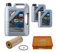 FEBI BILSTEIN Controllo set 7L Liqui Moly Top Tec 4600 5W-30 per Audi A4
