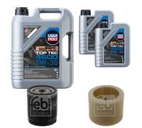 FEBI BILSTEIN Controllo set 7L Liqui Moly Top Tec 4600 5W-30 per Citroën
