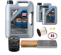 FEBI BILSTEIN Controllo set 7L Liqui Moly Top Tec 4600 5W-30 per Citroën C5
