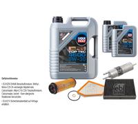 Febi BILSTEIN Controllo Set 7L Liqui Moly Top Tec 4600 5W-30 per Di BMW 1er