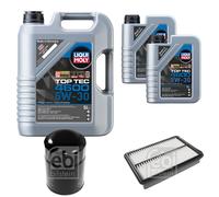 FEBI BILSTEIN Controllo set 7L Liqui Moly Top Tec 4600 5W-30 per Hyundai