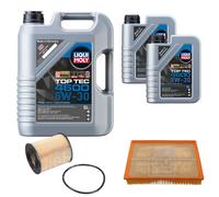 FEBI BILSTEIN Controllo set 7L Liqui Moly Top Tec 4600 5W-30 per Opel Vectra