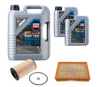 FEBI BILSTEIN Controllo set 7L Liqui Moly Top Tec 4600 5W-30 per Opel Vectra