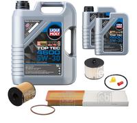 FEBI BILSTEIN Controllo set 7L Liqui Moly Top Tec 4600 5W-30 per Peugeot 407