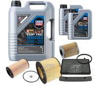 FEBI BILSTEIN Controllo set 7L Liqui Moly Top Tec 4600 5W-30 per Saab 9-5
