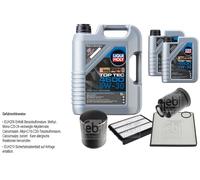 FEBI BILSTEIN Controllo set 7L Liqui Moly Top Tec 4600 5W-30 per Toyota Land