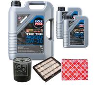 FEBI BILSTEIN Controllo set 7L Liqui Moly Top Tec 4600 5W-30 per Toyota Land