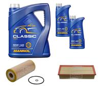 FEBI BILSTEIN Controllo Set 7L MANNOL Classic 10W-40 Per Audi A3 8L1 1.9 TDI