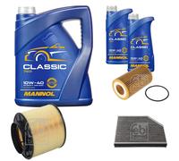 FEBI BILSTEIN Controllo Set 7L MANNOL Classic 10W-40 Per Audi A5 Cabriolet