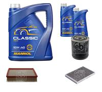 FEBI BILSTEIN Controllo Set 7L MANNOL Classic 10W-40 Per Audi A6 4B C5 2.4