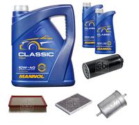 FEBI BILSTEIN Controllo Set 7L MANNOL Classic 10W-40 Per Audi A6 Avant 4B